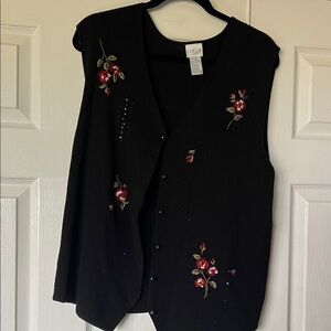 Koret Classic Black Knit Top